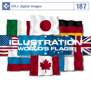fޏW DAJ187 ILLUSTRATION / WORLD'S FLAGS yCXgV[Y`E̍z