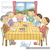 Makunouchi 162 Family Illustrations